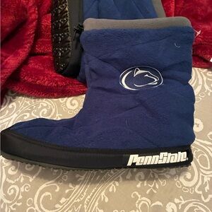 Men's Blue “PennState” Booties Large